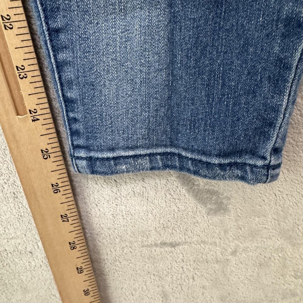 Nine West Jeans Womens 6 Blue Gramercy Skinny Ankle Stretch Denim Distressed - Picture 13 of 13